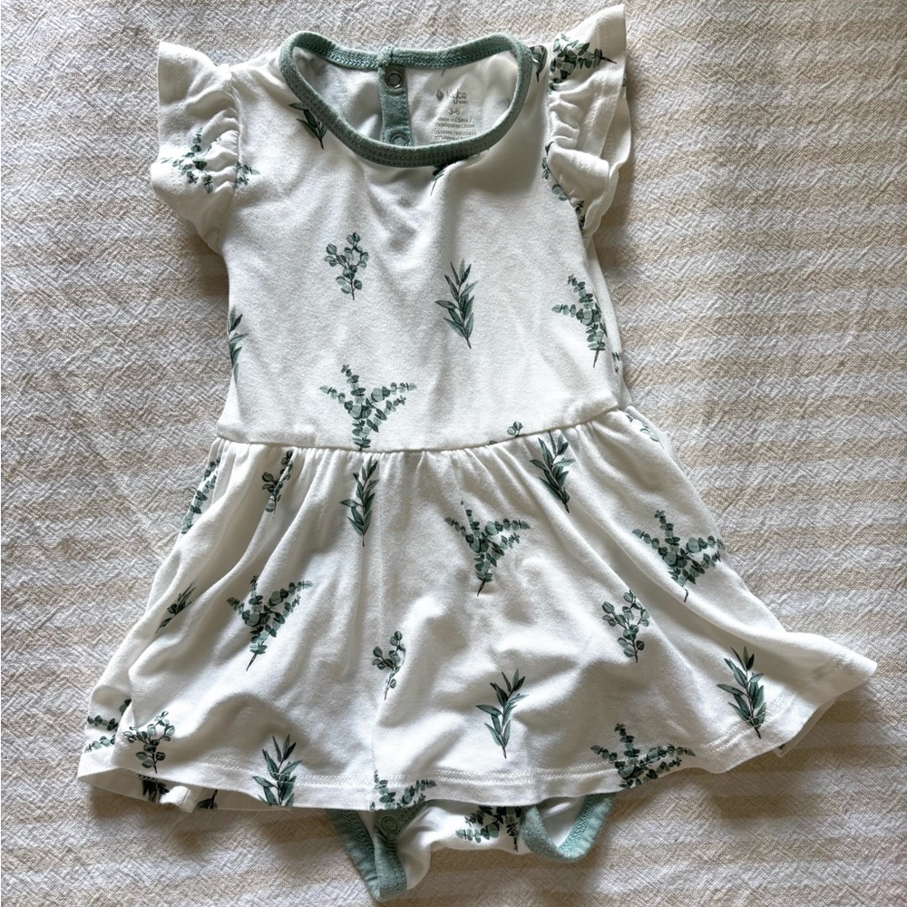 Kyte BABY Eucalyptus Dress
